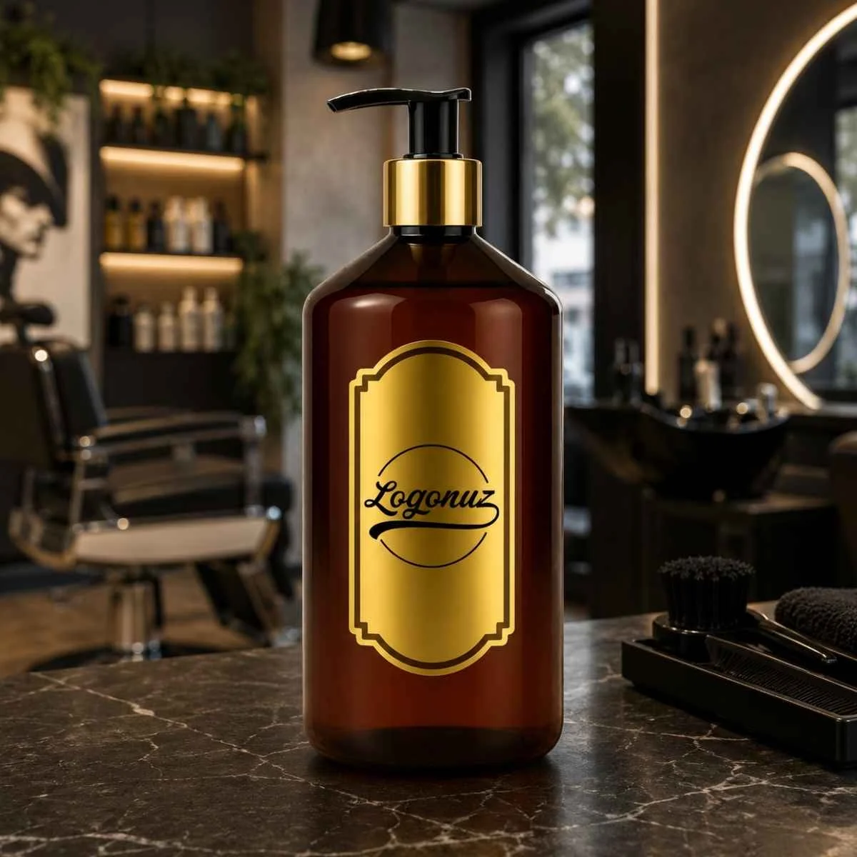 Logolu Şampuan Şişesi 1000 ml 2