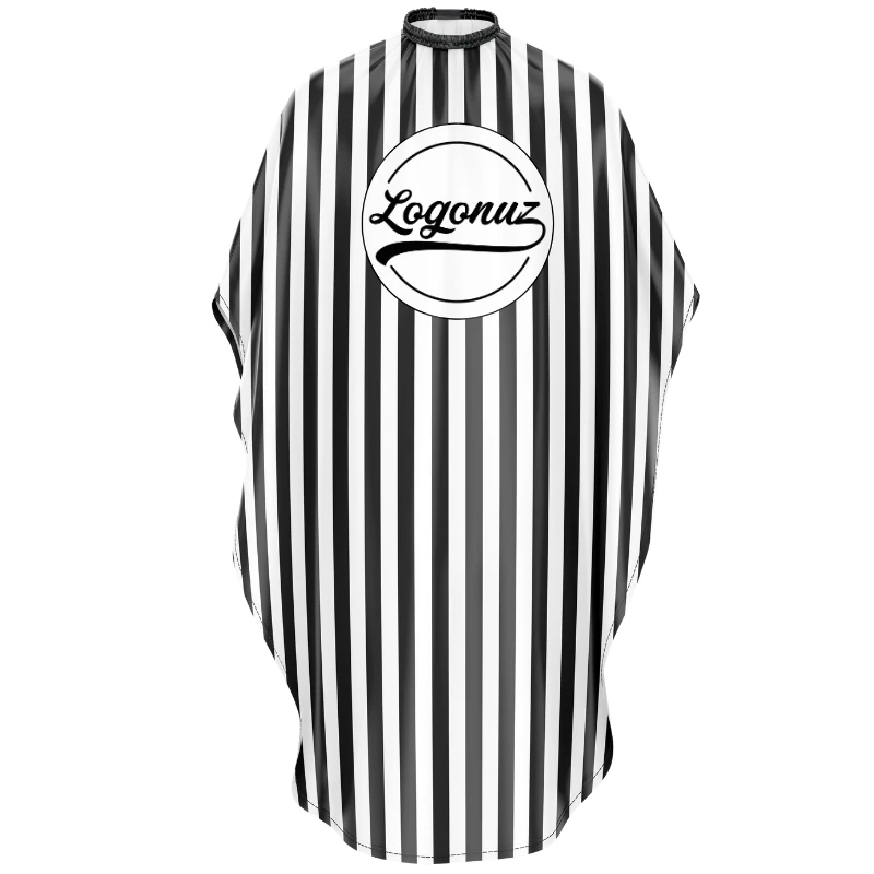 1610 Butik Saten Kumaş Logo Baskılı Penuar