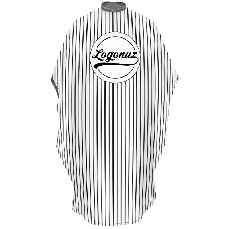 1810 Butik Saten Kumaş Logo Baskılı Penuar