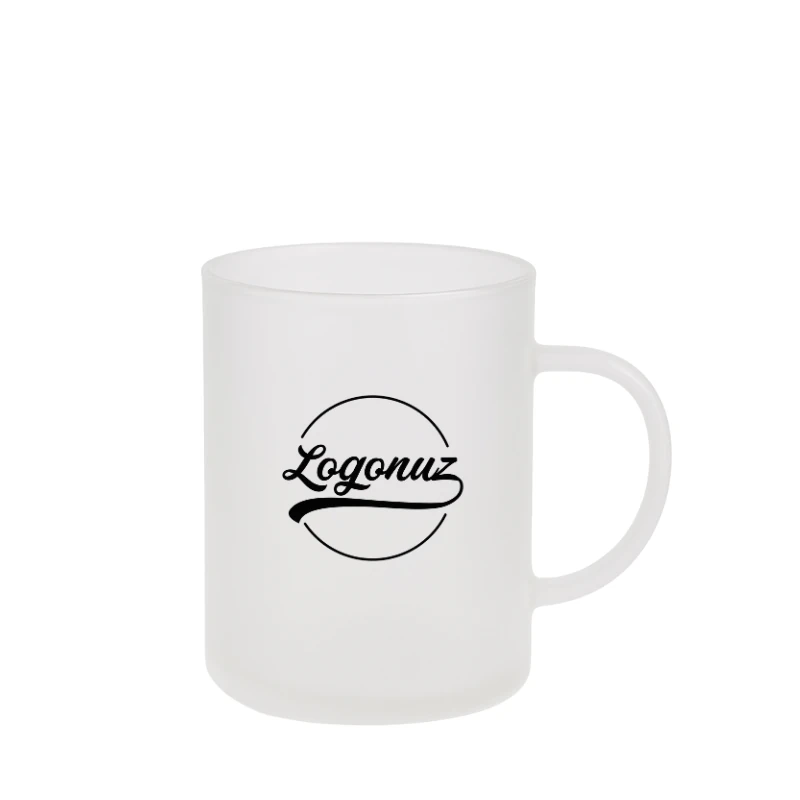 Logo Baskılı Çay Fincanı  Beyaz