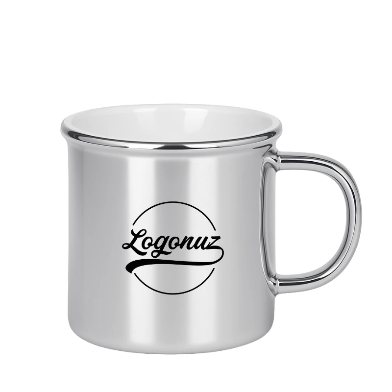 Logo Baskılı Kupa Bardak Silver