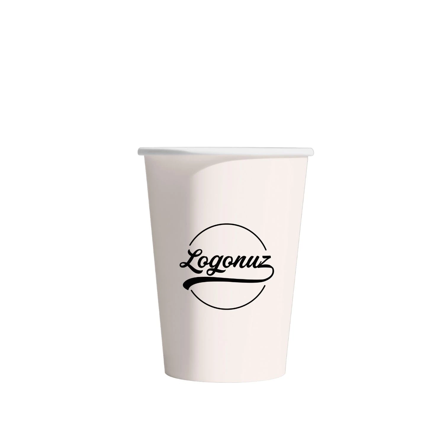 Logo Basklı Karton Bardak 2