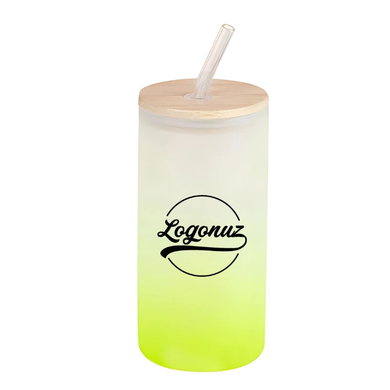Logolu Cam Pipetli Suluk Sarı