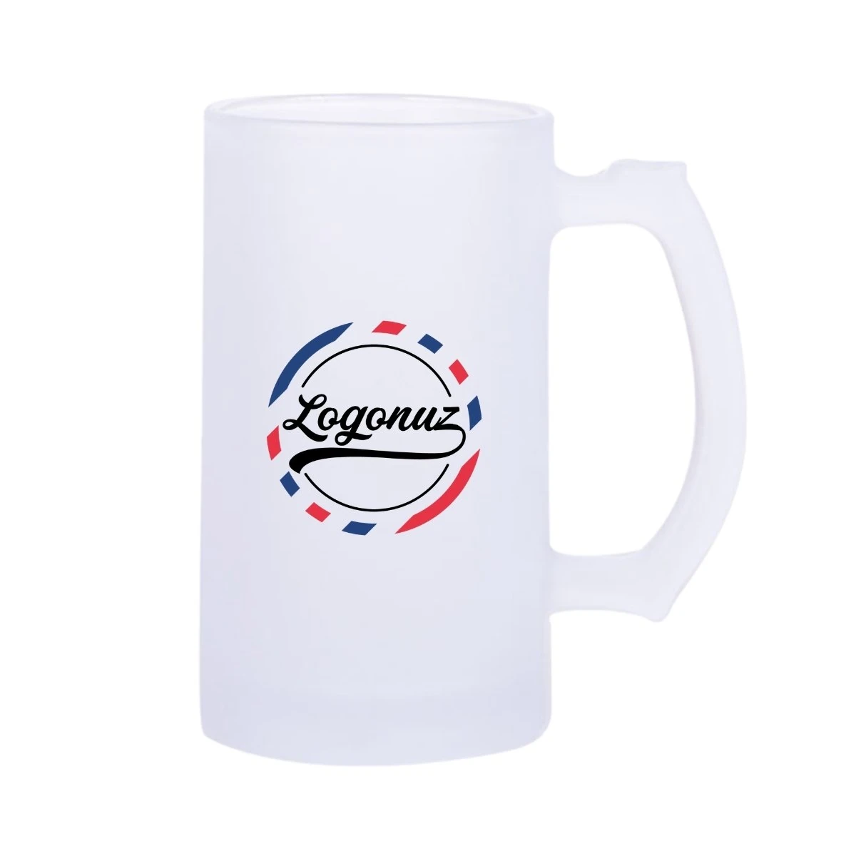 Logo Baskılı İçeçek Bardağı Buzlu Cam XL